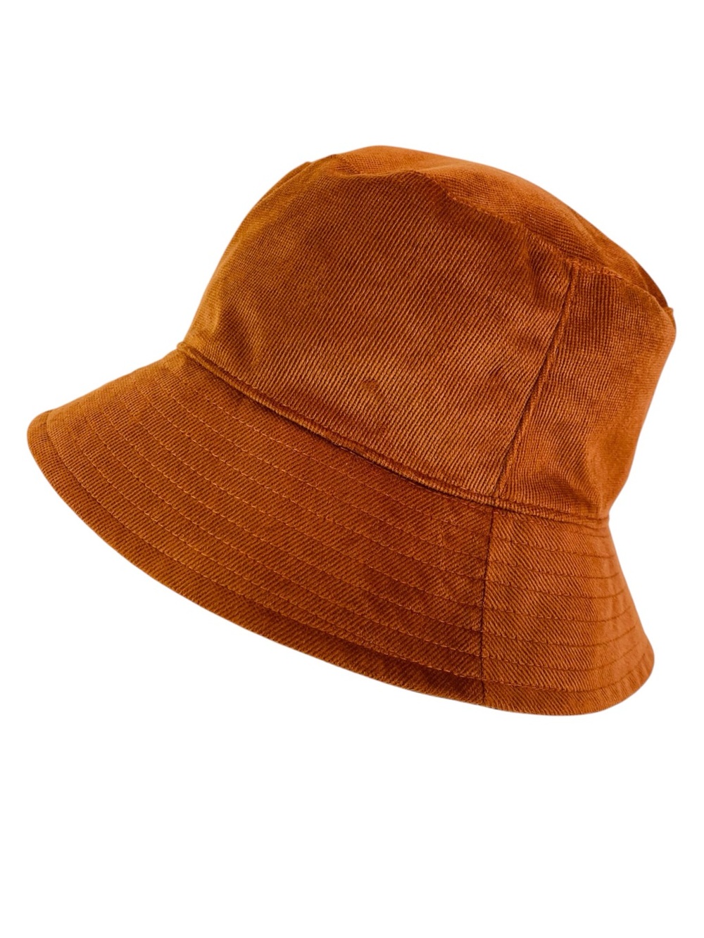Anthropologie Rust Brown Corduroy Bucket Hat OS
